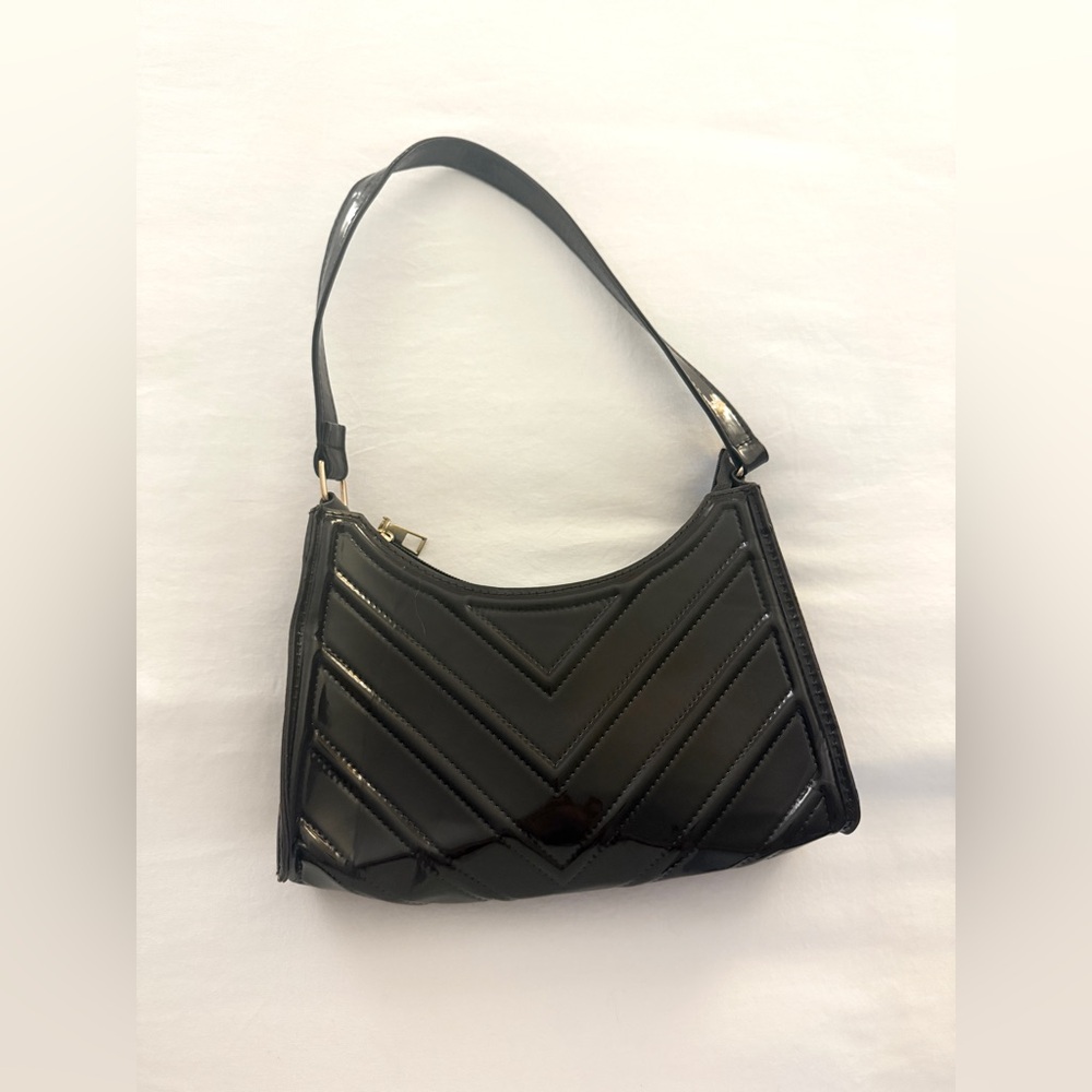 Black Quilted Shoulder Bag